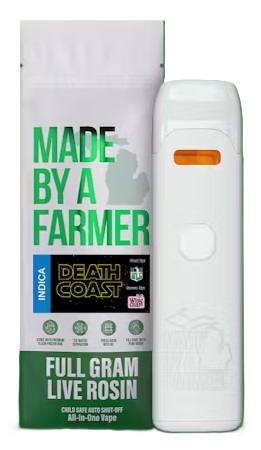 MBAF - Death Coast x Wise Guys Farms Live Rosin 1G Vape
