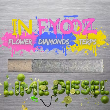 In"Fyooz | Lime Diesel Infused Pre-Roll product photo