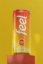 Feel Energy - Mango Passionfruit 10mg THC/30mg Caffeine - Energy Drink