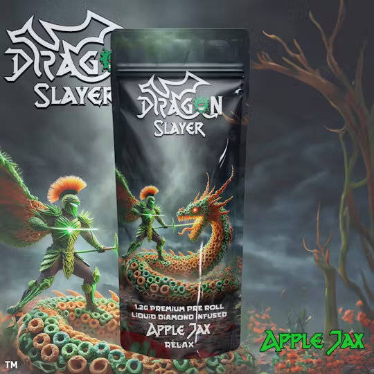 Dragon Slayer - Liquid Diamond Pre-roll 1.2g - Apple Jax - Relax