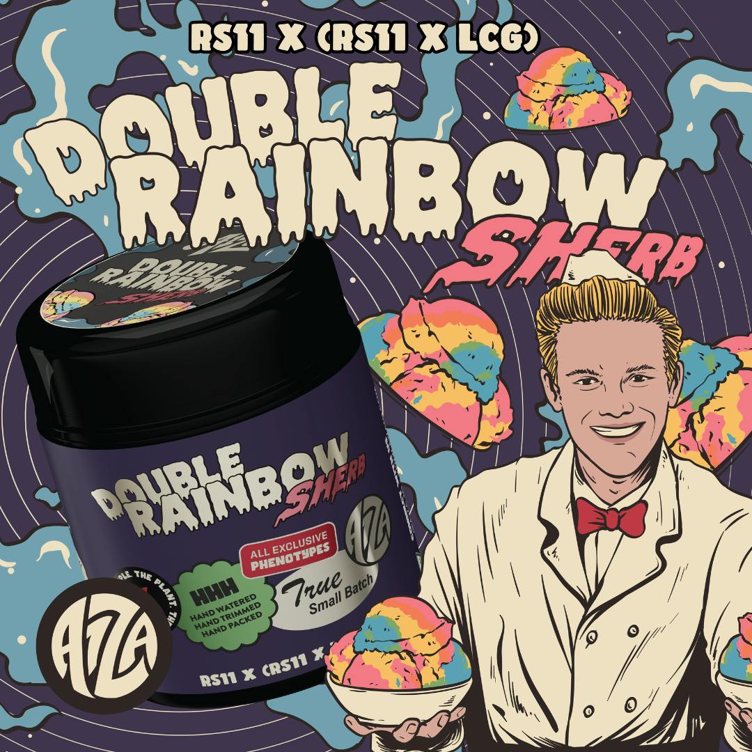 A1ZA Double Rainbow Sherb Jar