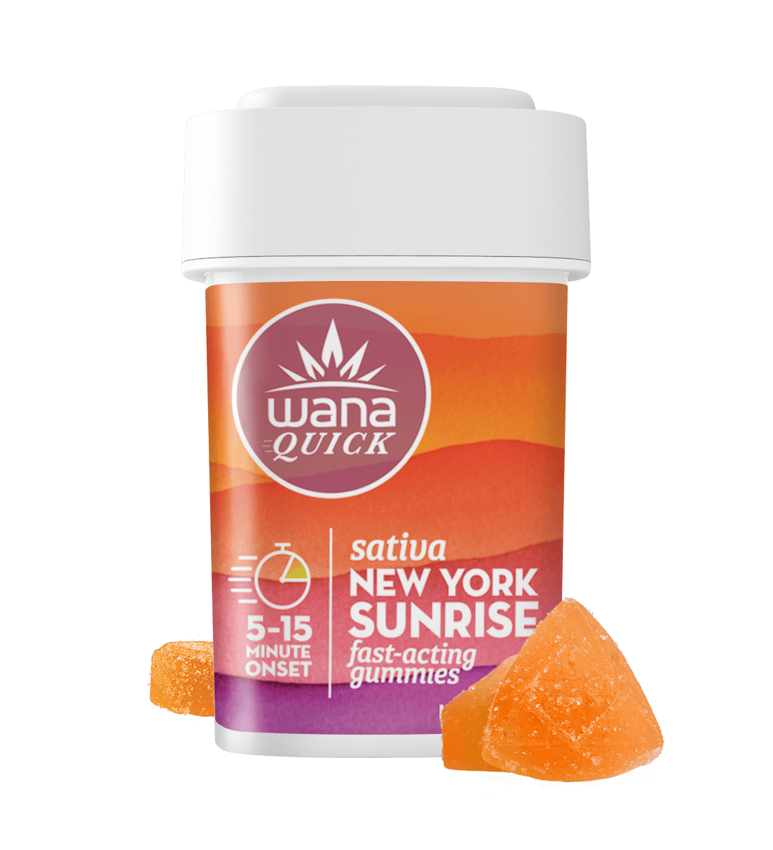 Wana | Gummies | Quick: NY Sunrise | 100mg