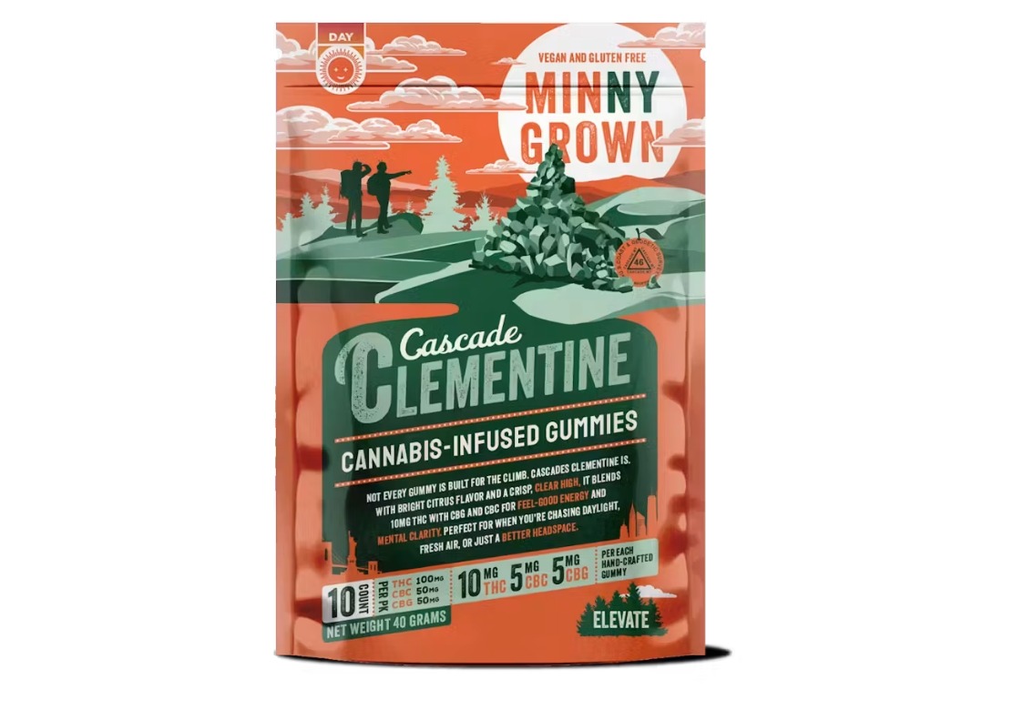 Cascade Clementine | THC : CBD: CBG Gummies | 10pk | 100mg