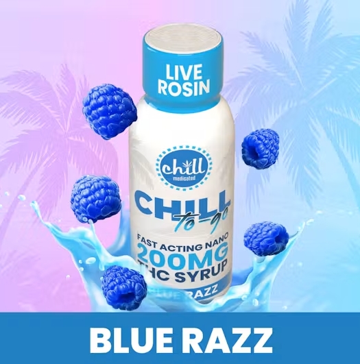 Chill Medicated - Syrup To-Go 200mg - Blue Razz