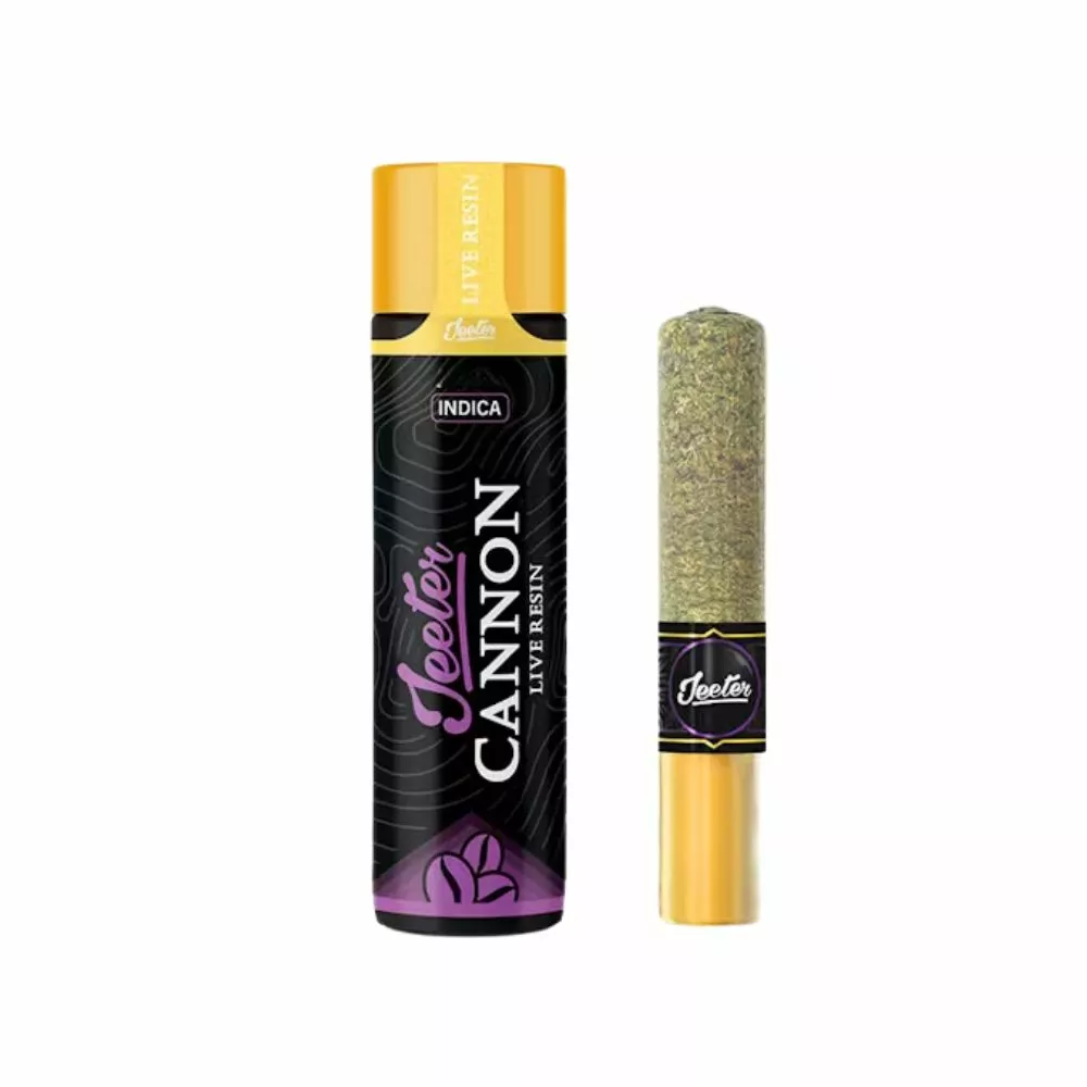 Jeeter Cannon - Pink Bubba (i) - Live Resin Infused Pre-roll - 1.3g