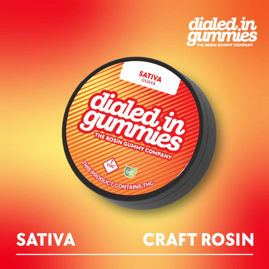 Dialed In | Guava 10pcs | 100mg Rosin Gummies