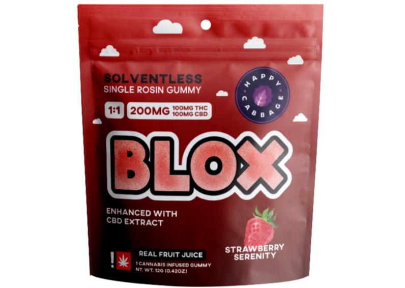 Blox Strawberry Serenity Solventless Vegan Gluten Free