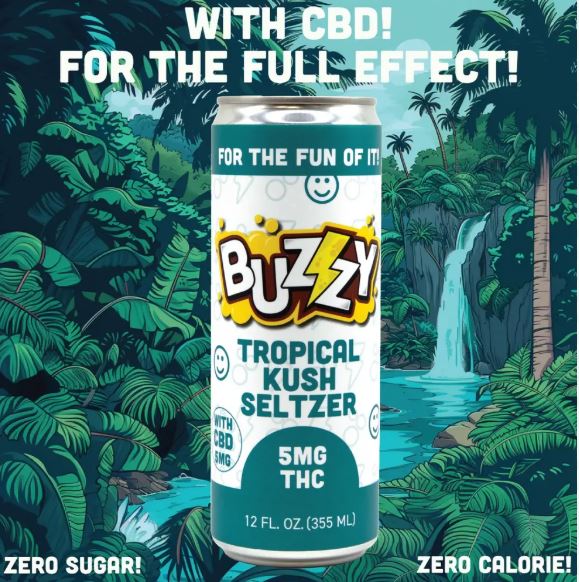 1:1 Tropical Kush Seltzer | 12oz.