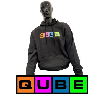 Black Hoodie Color Logo Medium