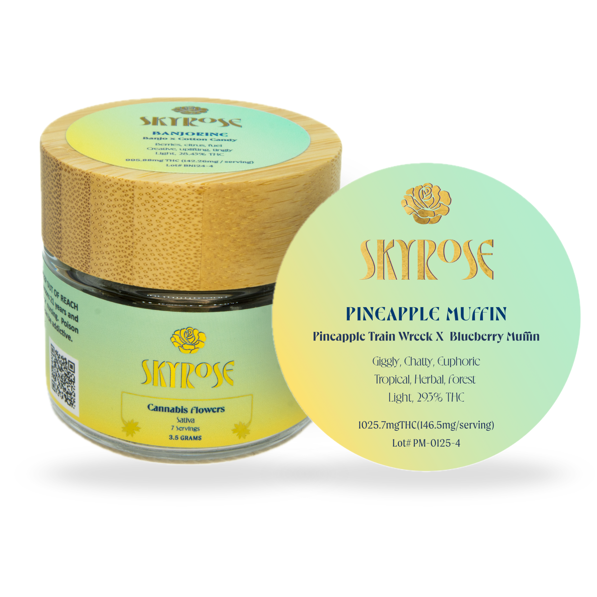 Skyrose Farm | Pineapple Muffin | Flower | 3.5g