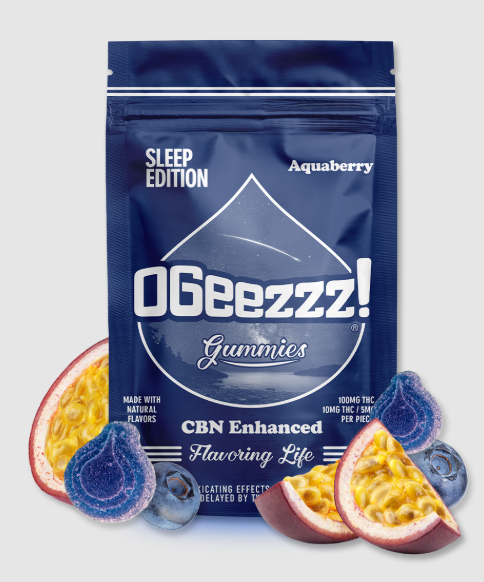 OGeez - Sleep Edition Aquaberry 2:1 100MG THC | 50MG CBN