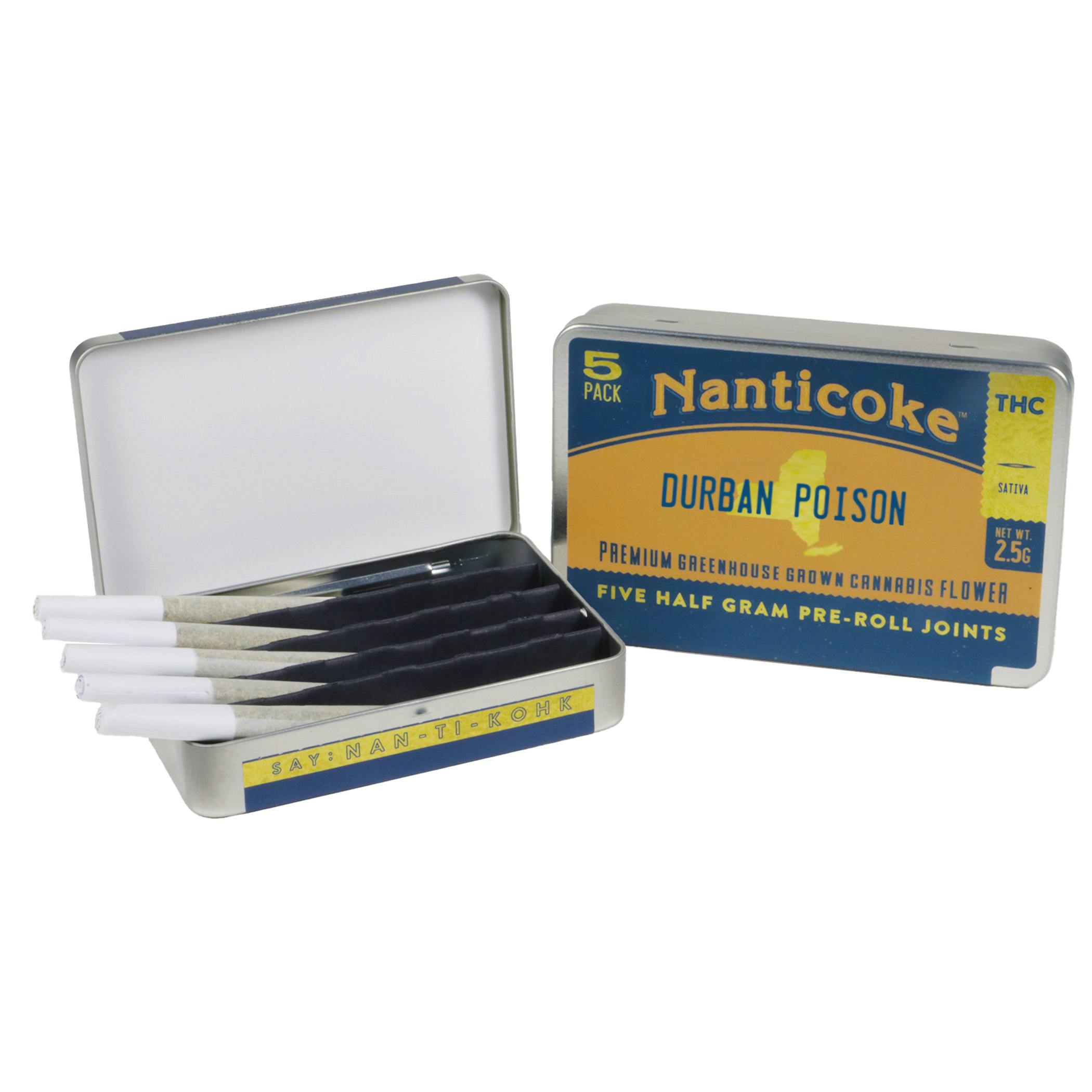 Nanticoke - Durban Poison Preroll 5pk - 2.5g