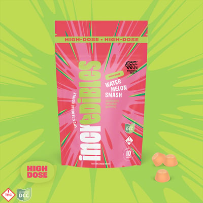 Incredibles - Watermelon Smash - Gummies - 500mg 10pk