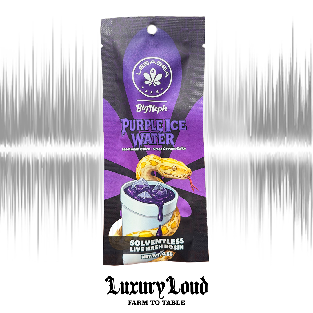 DISPOSABLE PEN Purple Ice Water solventless smart dabs 1/2g