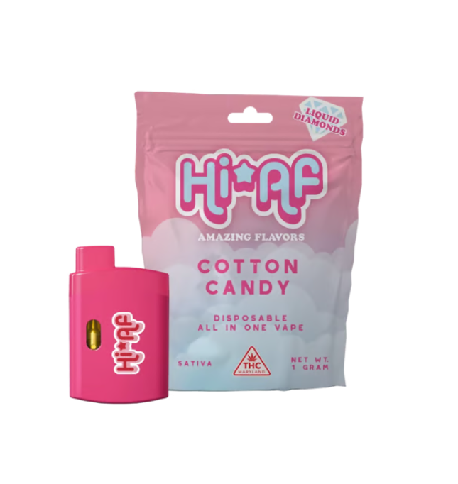 HI*AF Disp 2000mg: Cotton Candy