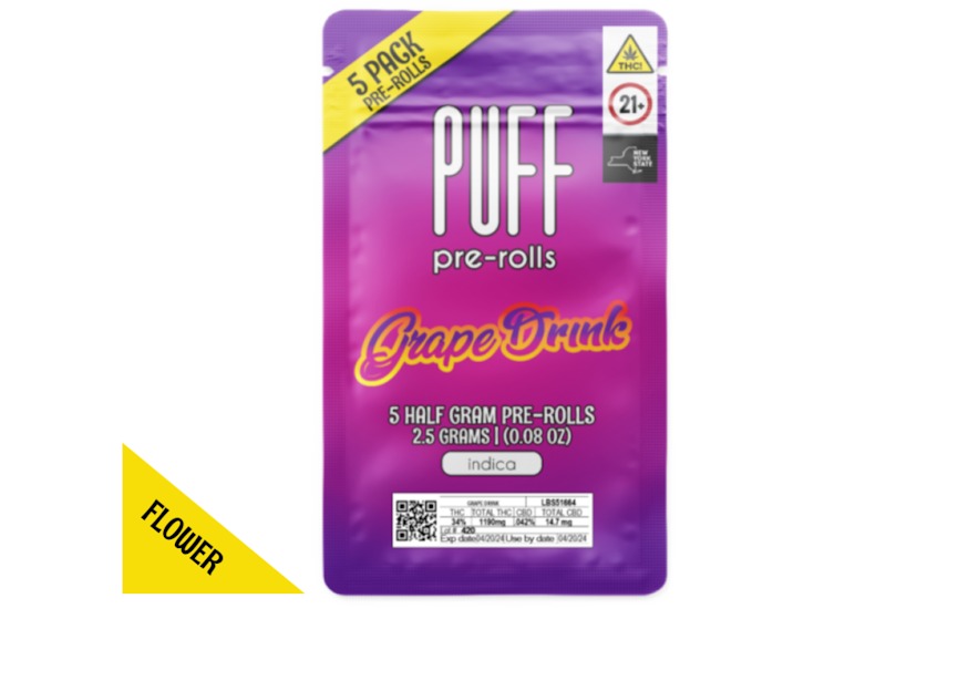 Grape Drink | Pre-Rolls | 5pk | 2.5g