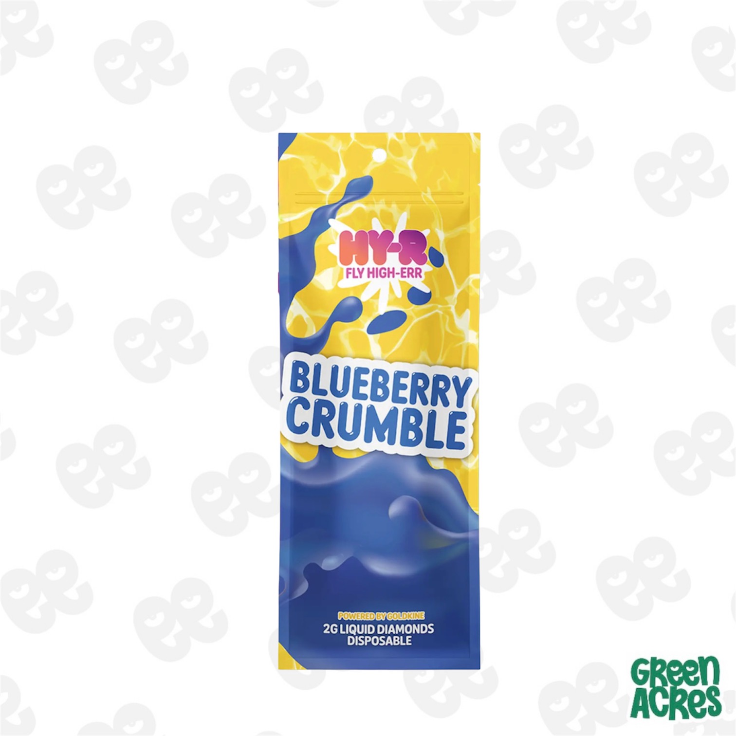 HY-R: Blueberry Crumble 2G Liquid Diamond Disposable