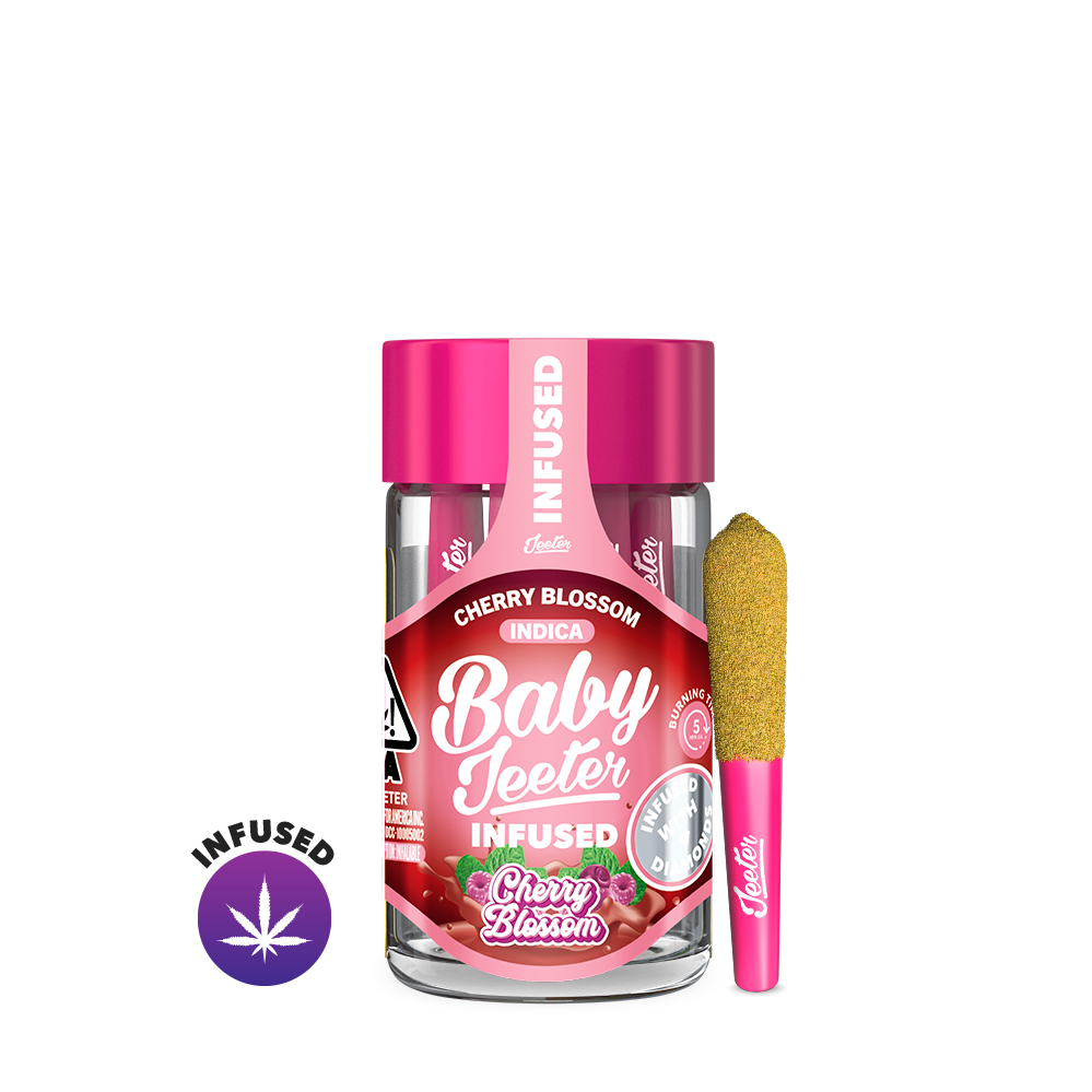 Cherry Blossom Baby Jeeter Infused Pre-Roll 5-pack | 2.5g