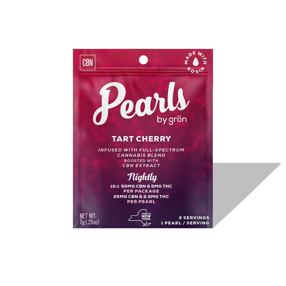 10:1 Tart Cherry Pearls 2-Pack - CBN/THC - Nightly