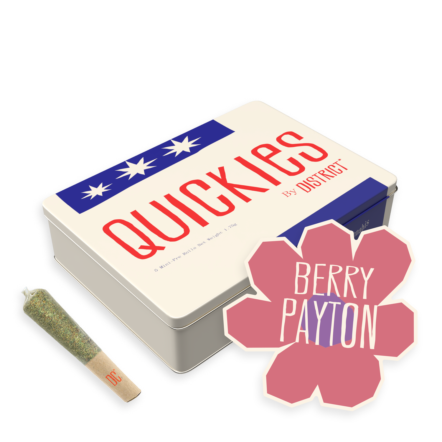 Berry Payton Quickies Mini Pre-Rolls 0.35g 5pk