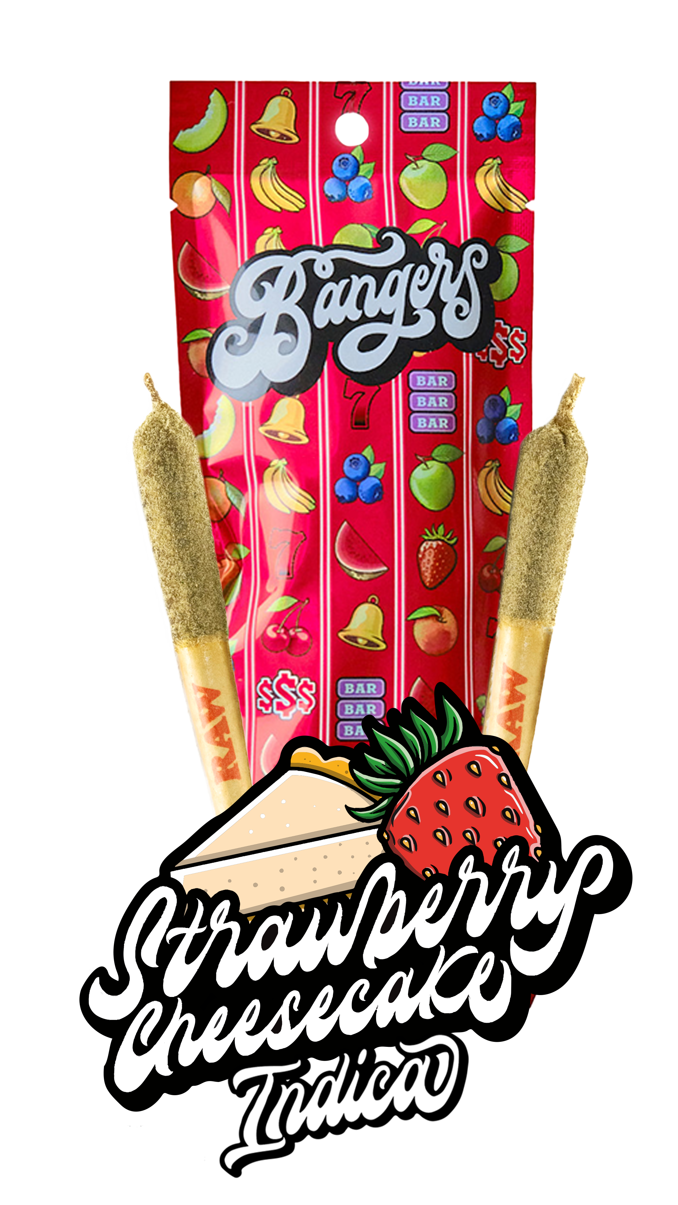 Strawberry Cheesecake | .6g Infused | 2pk | Bangers