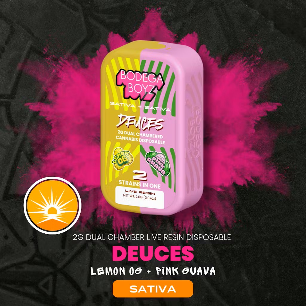 Lemon OG X Pink Guava Live Resin Dual Chamber | AIO | Deuces | Sativa X Sativa