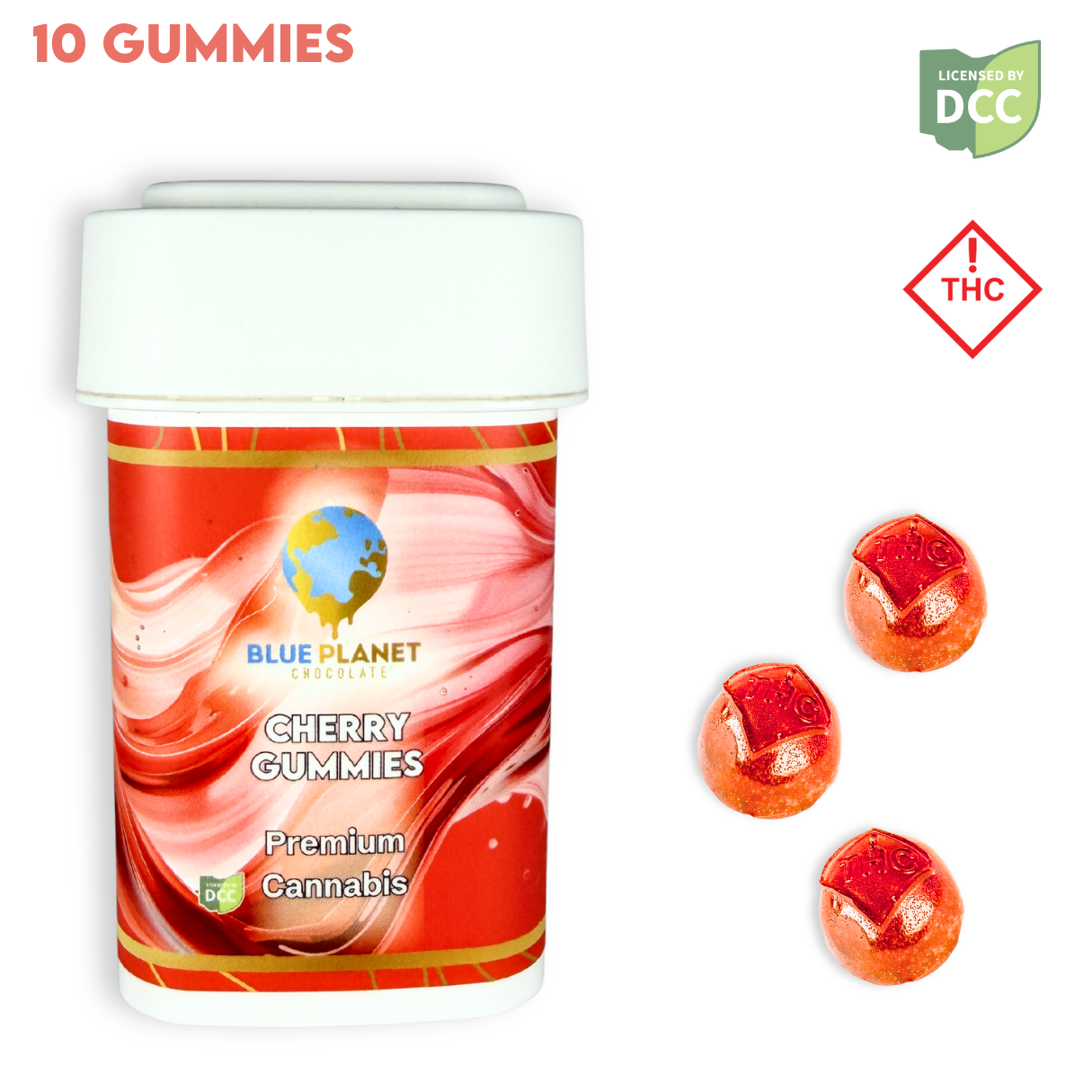 Blue Planet Gummies Cherry