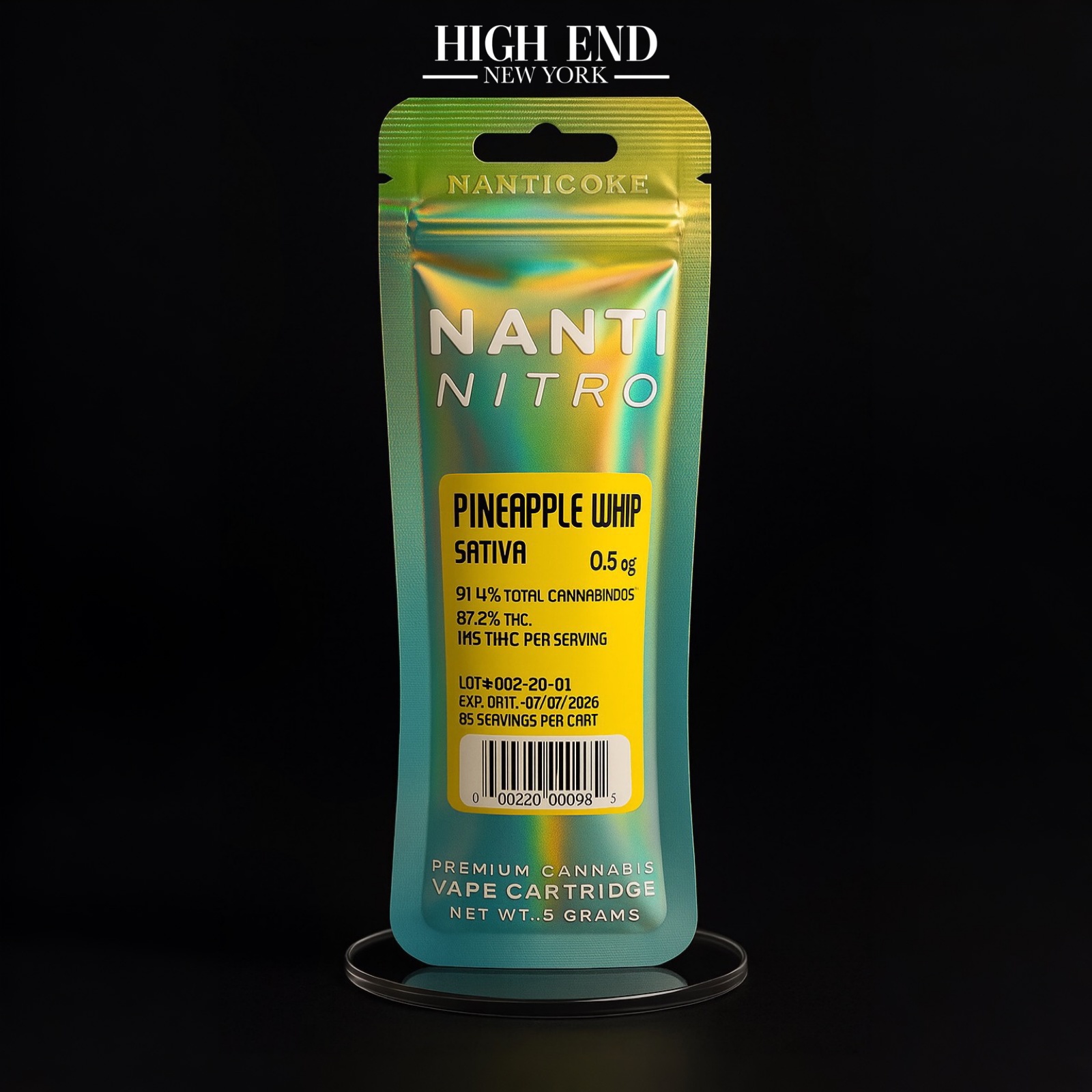 Nanti Nitro | Cartridge | Sativa | Pineapple Whip