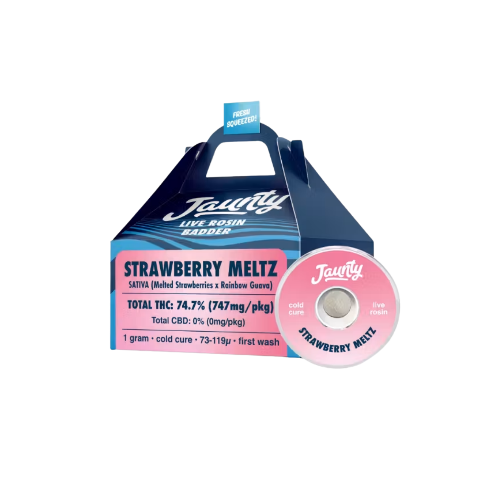 Jaunty - Strawberry Meltz Live Rosin Badder - 1g