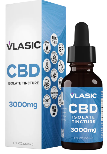 Vlasic CBD - Relief Tincture Isolate - 3000mg