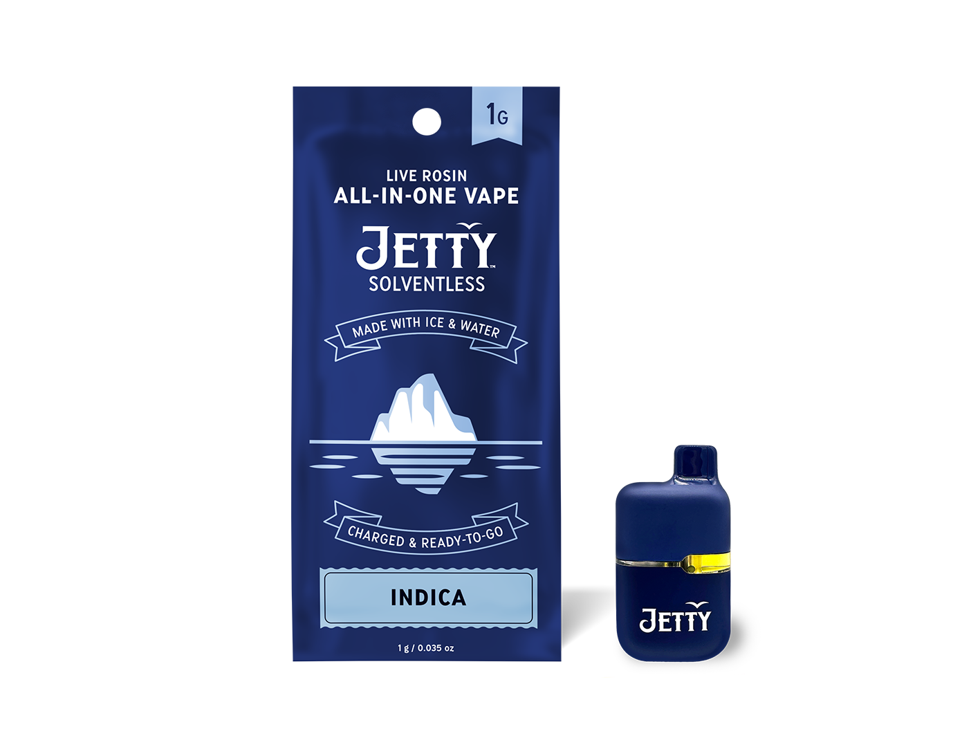 Jetty | Island Extract | Live Rosin AIO Solventless Vape