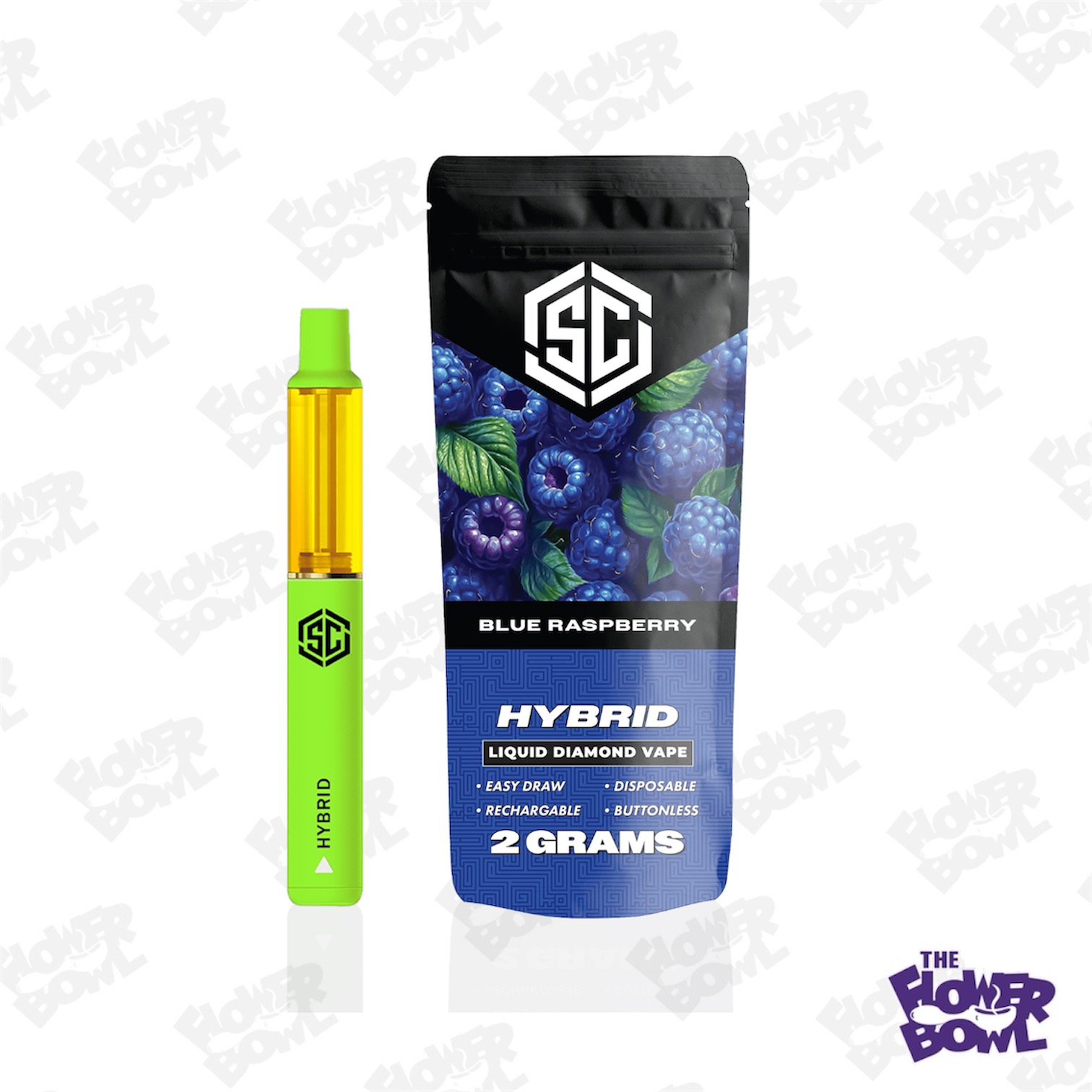 Blue Raspberry 2G Liquid Diamond Disposable
