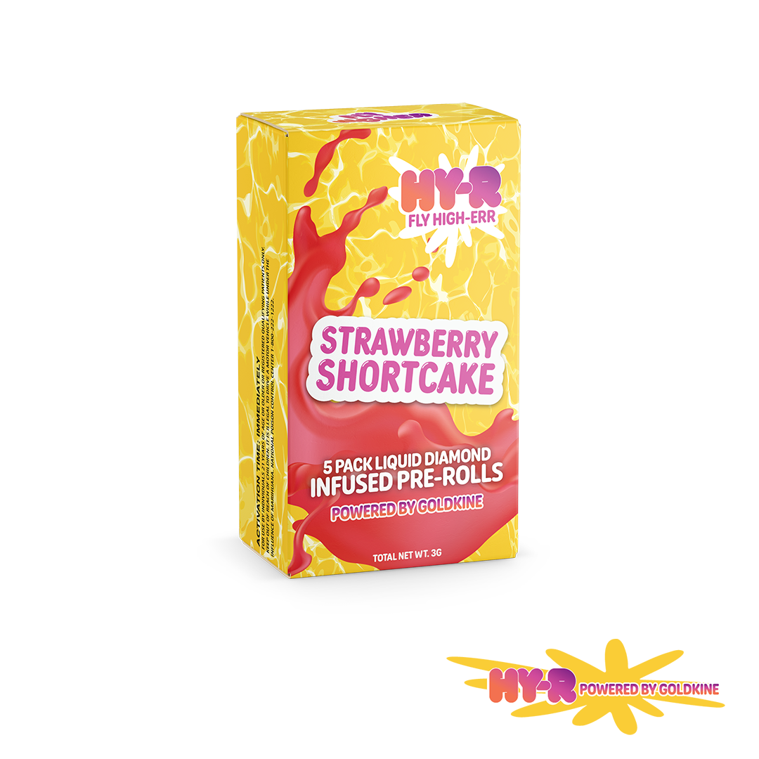 Hy-R | 5pk Infused Pre Rolls | Strawberry Shortcake