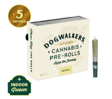 (12034) 2.25g Tahoe Alien Infused PreRoll 5pk