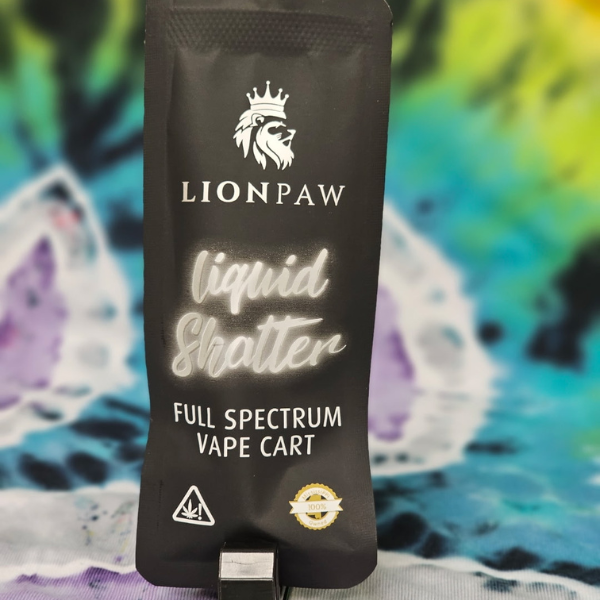 LionPaw | 1g | Permanent Chem | Full Spectrum Liquid Shatter Cartridge