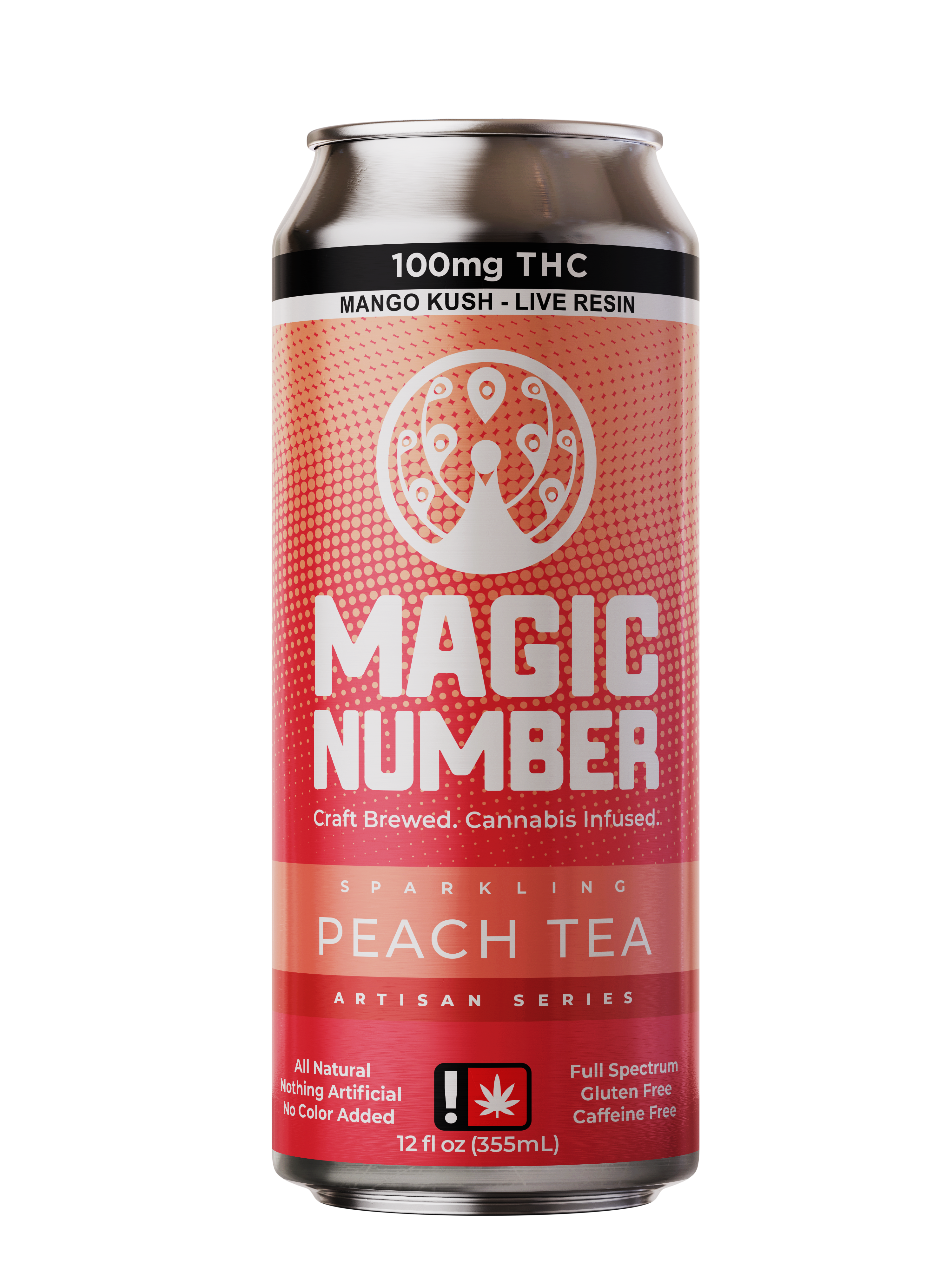 Sparkling Peach Tea | 100mg Live Resin