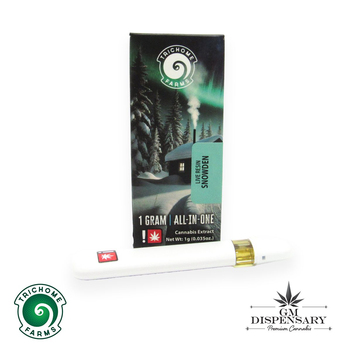 TRICHOME FARMS | LIVE RESIN ALL-IN-ONE VAPORIZER | KING OF THE NORTH