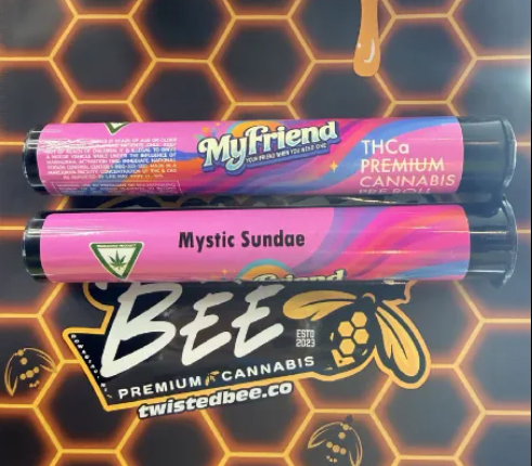 My Friend | Mystic Sundae | THCA Infused Pre-roll | 1g | Indica