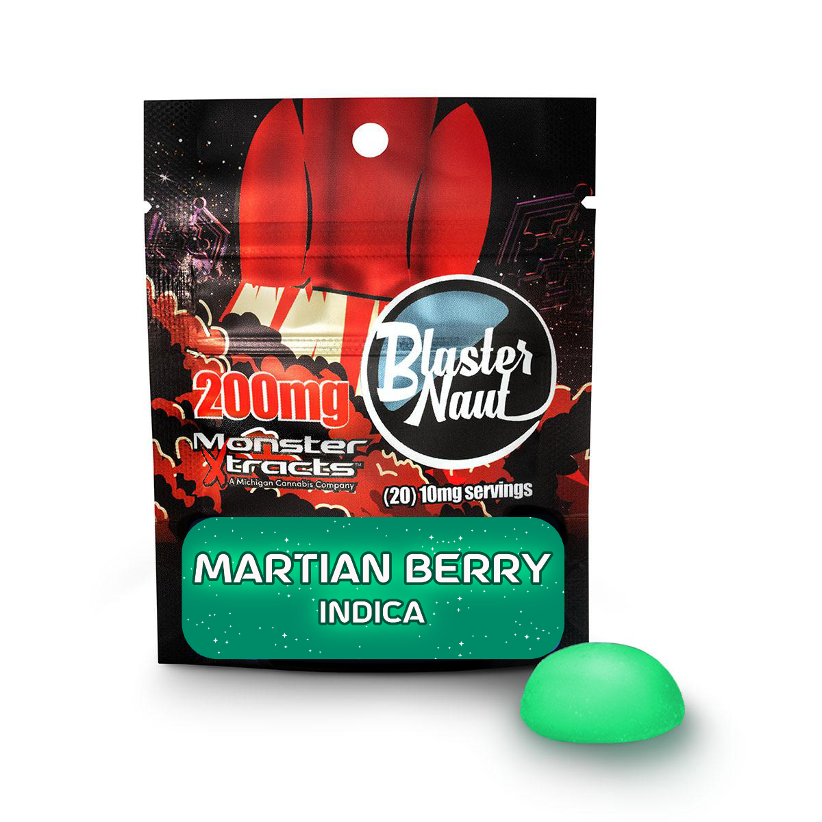 Blaster Naut | Martian Berry 1x200mg Gummy