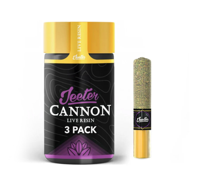 Jeeter Cannon - Ace Killer OG (i) - Live Resin Infused Preroll - 3pk/1.5g