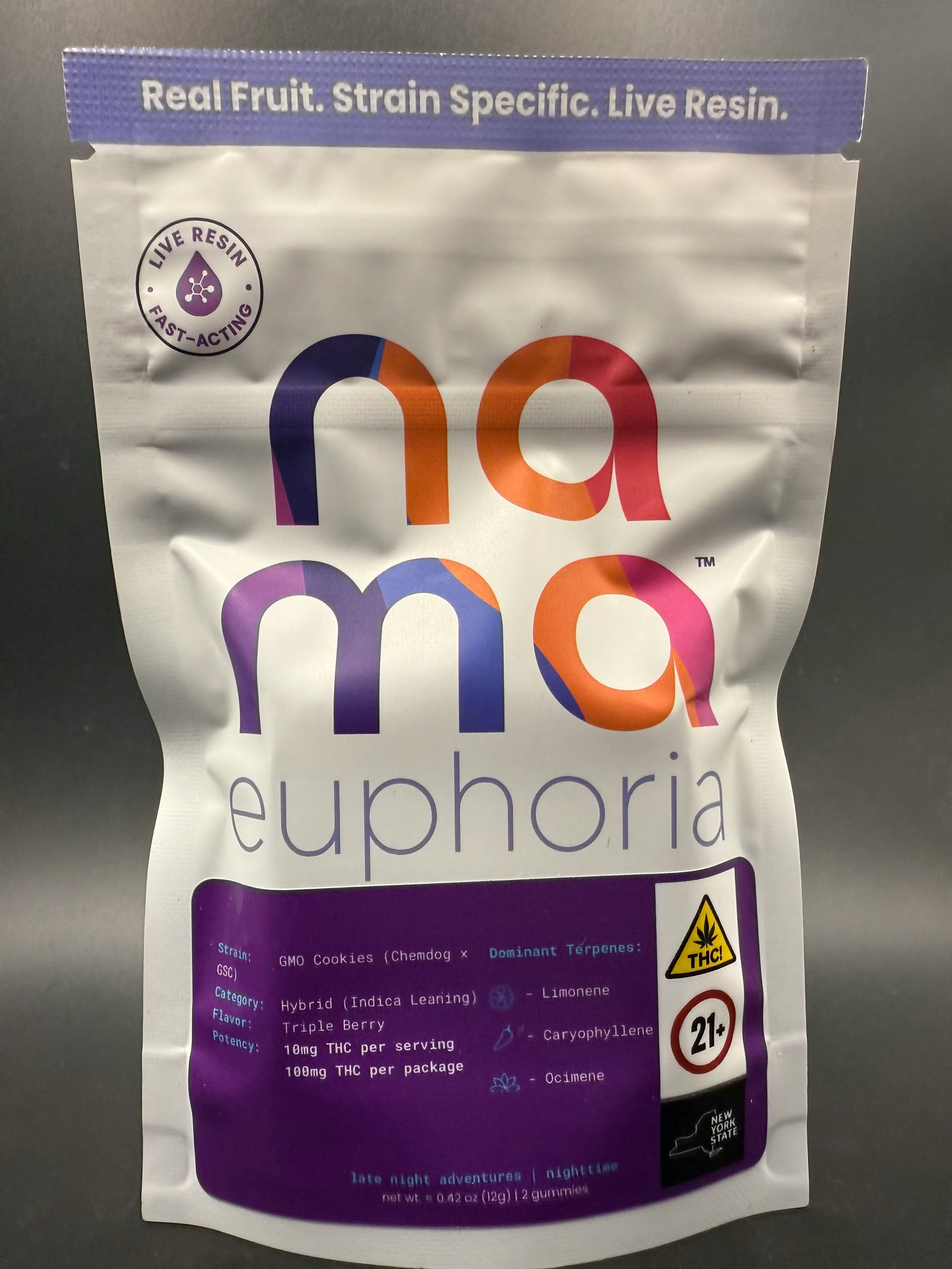 Euphoria Gmo Cookies Gummies