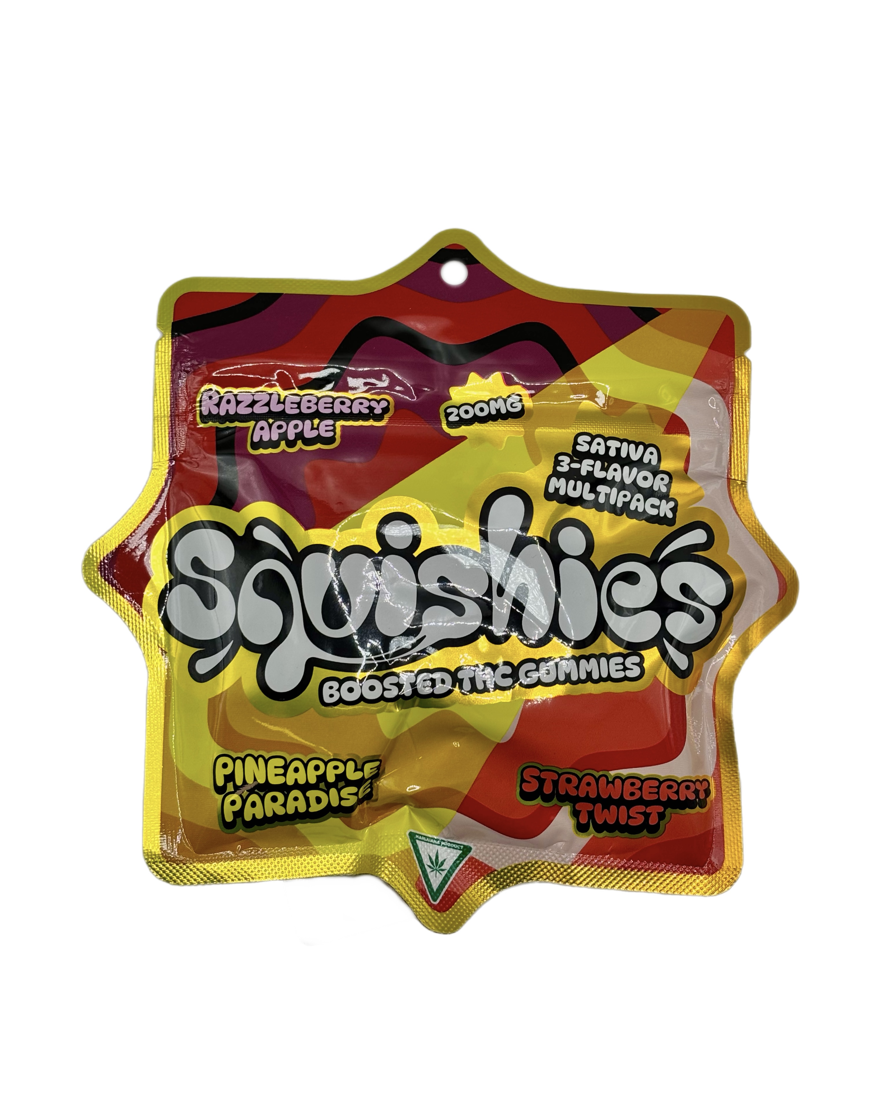 SQUISHIES | 3-FLAV SATIVA PACK | GUMMIES | 200MG