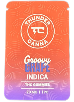 Thunder Canna - Groovy Grape - 200mg Gummies