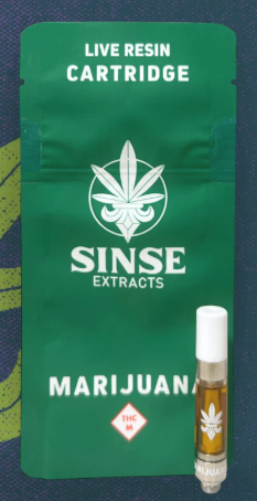 SINSE LIVE RESIN CARTRIDGE LEMON ROYALE (S/H) 1G