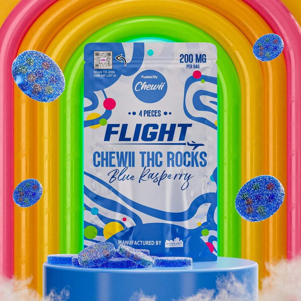 BLUE RAZZ THC ROCKS | HYBRID | 200MG | REC