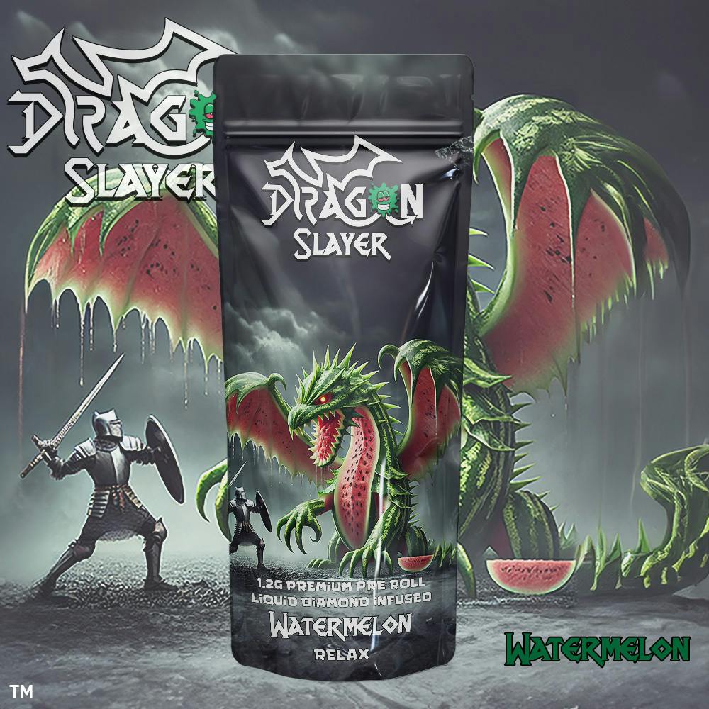 Dragon Slayer | 1.2g Infused Preroll | Watermelon