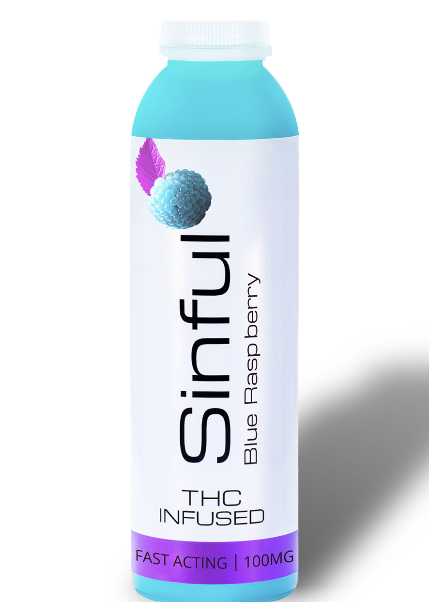 Sinful 16oz Blue Raspberry Beverage