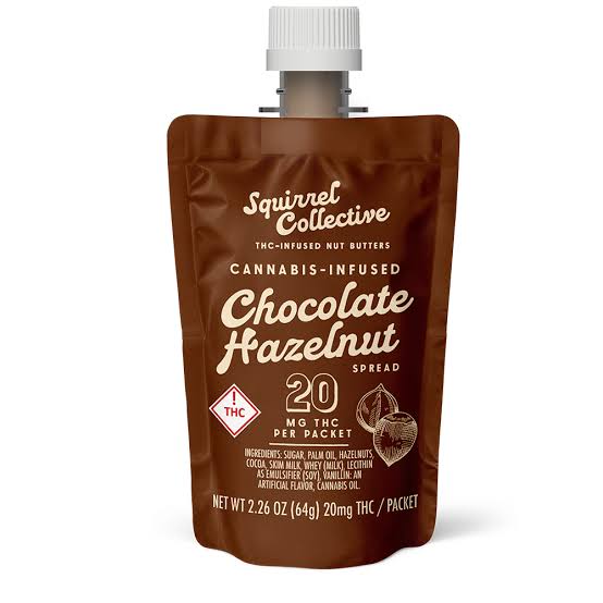 Squirrel Collective 20mg Chocolate Hazelnut Spread Pouch