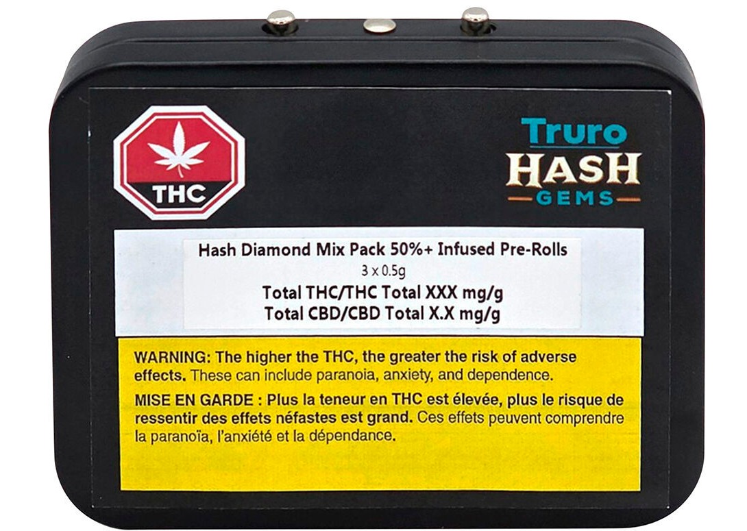 Mix Pack Hash & Diamond Infused Pre-Roll | 3x0.5g