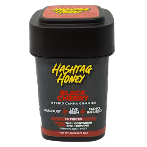 Hashtag Honey - Black Cherry Gummies 10pk - 100mg